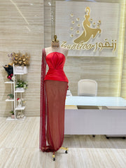 Made-to-order evening gown tailored to your preferences.